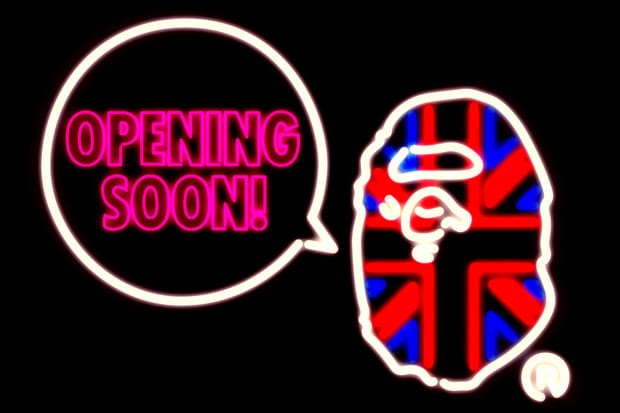 A Bathing Ape London Re-opening Announcement