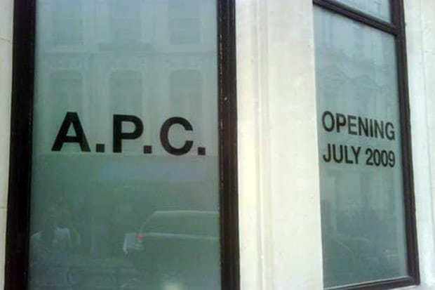 A.P.C. London Store Opening