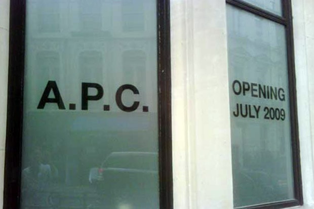A.P.C. London Store Opening