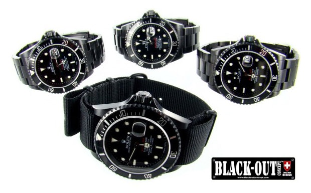 Black-Out Concept Custom Watches