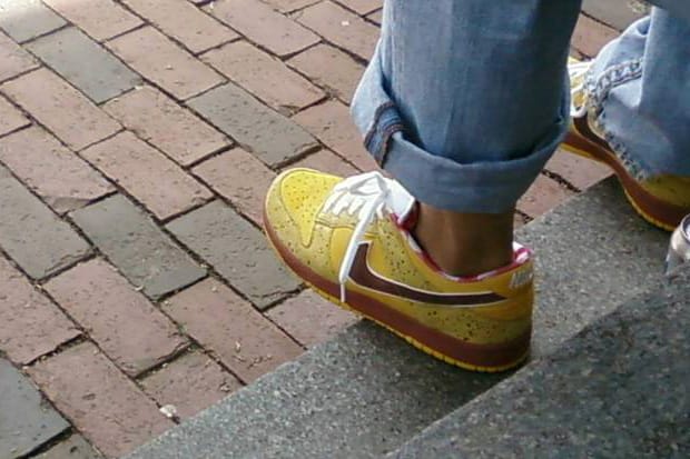 yellow lobster sneakers