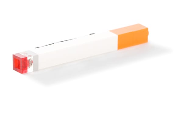 Dee & Ricky Cigarette Brooch