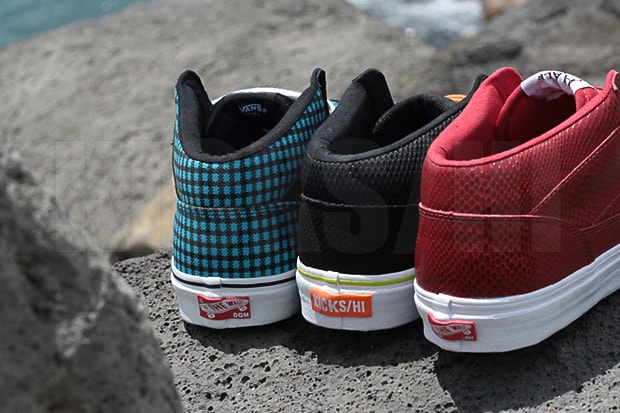 DQM / HUF / KICKS|HI x Vans "3 Feet High" Half-Cab Styling Shots
