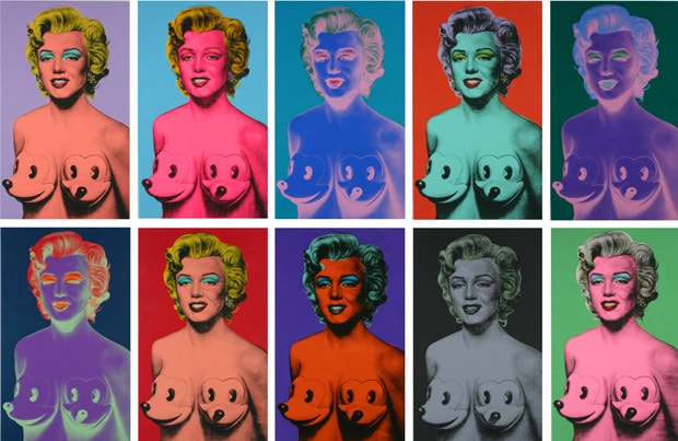 Garageworks Industries x Ron English "Marilyn Mickies" Prints & Bust