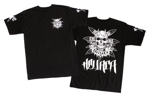 HellaCA Feathered Skull T-Shirt