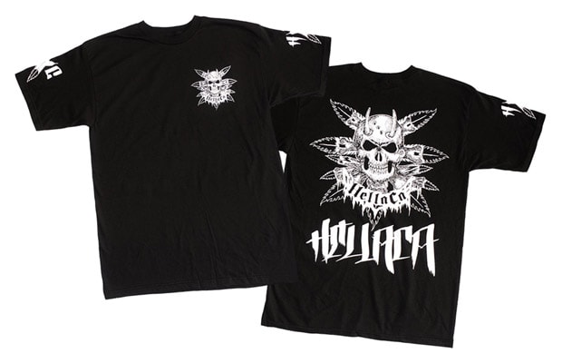 HellaCA Feathered Skull T-Shirt