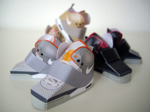 Paper Nike Air Yeezy by Filippo Perin