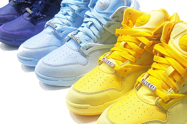 Reebok 7 Deadly Sins Pack - Greed, Pride & Sloth Sneakers