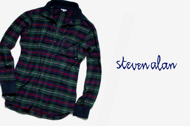 Steven Alan x Chari & Co. Flannel Riding Shirt