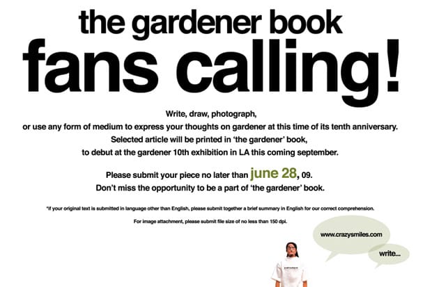 the gardener book fans calling!