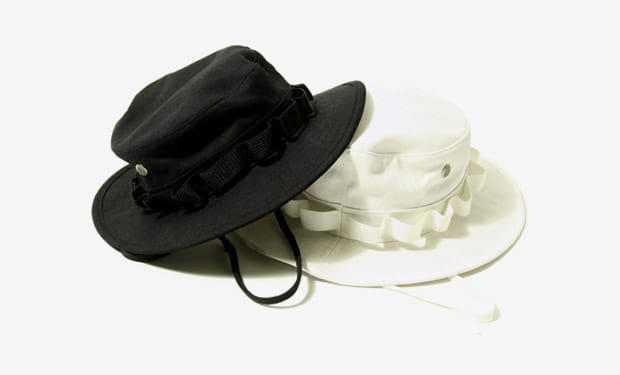 White Mountaineering Herringbone Bush Hat