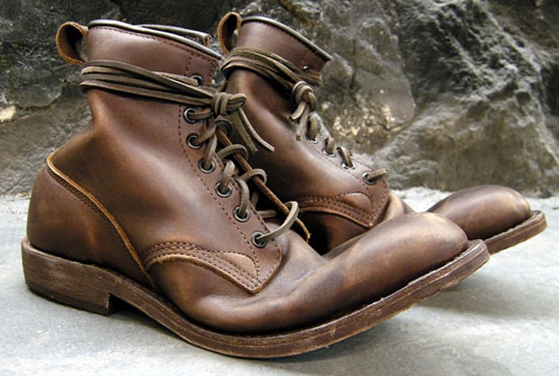 Wings + Horns x Dayton Service Boot Brown