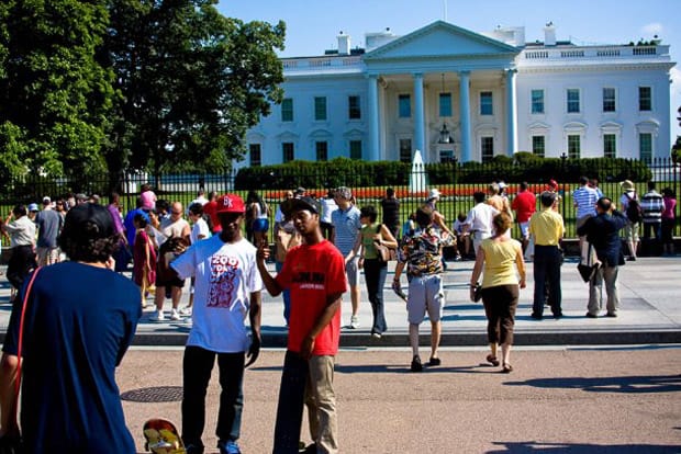A Day Skating at the White House with Acapulco Gold