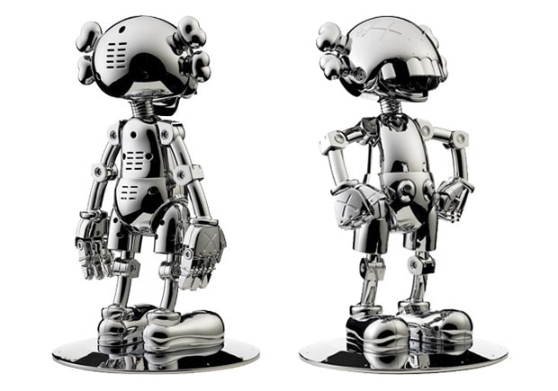 Hajime Sorayama x OriginalFake KAWS No Future Companion Silver