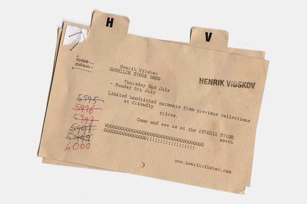 Henrik Vibskov ROSKILDE STORE 2009