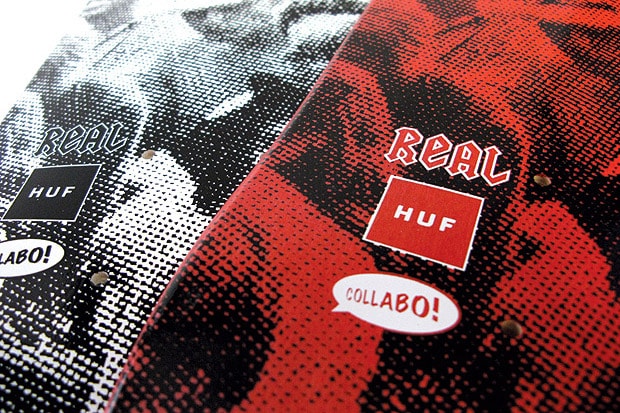 HUF x Real Skateboards Collabo Skate Decks