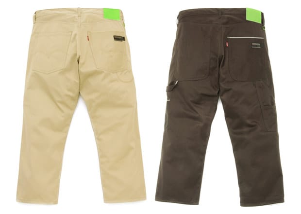 Levi's Fenom Cropped Green Sunderys Chinos