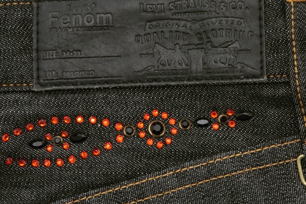 Levi's Fenom Ruby Disco Light oz Black Denim