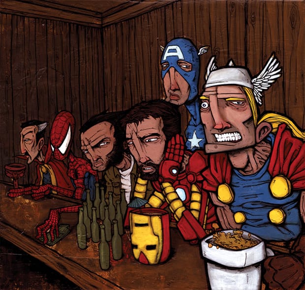 Meanwhile... At the Hall of Justice Exhibition