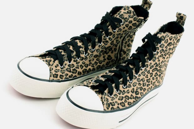 Monkey Time Leopard Print Zip Hi