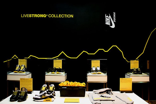 Nike Sportswear LIVESTRONG Installation at Qubic