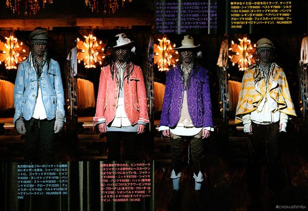 Number (N)ine 2009 Fall/Winter "Last Songs" Collection