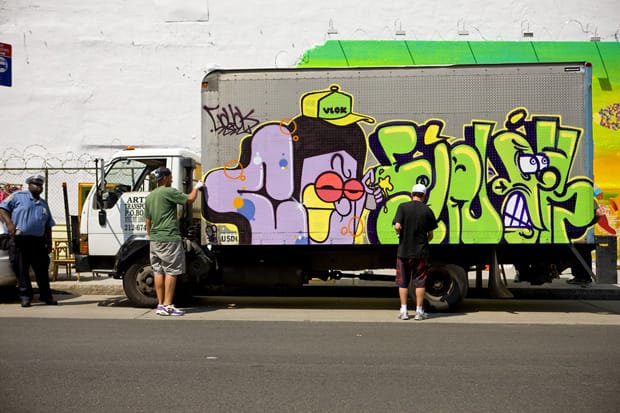 Os Gemeos x Coyo x Finok x Ise Graffiti Truck Art