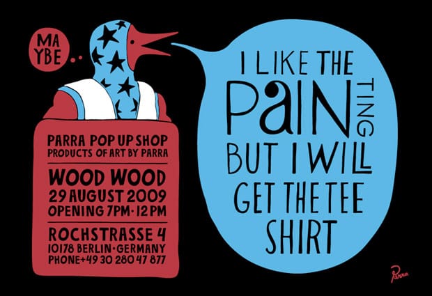 Parra | Exhibition & Pop-Up Store Opening