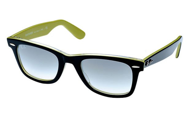 neon ray ban sunglasses