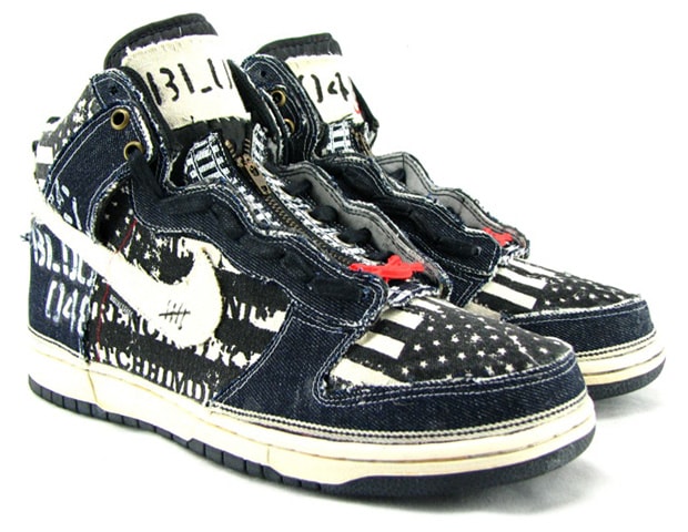 Royalefam "Prison Blues" Custom Nike Dunks