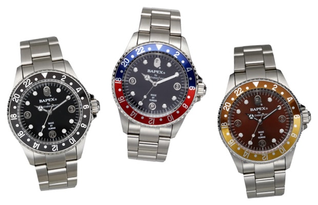 A Bathing Ape Bapex Watch Collection