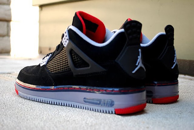 Air Jordan Force 4 (IV) Black/Red