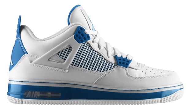 Air Jordan Fusion 4 Military Blue