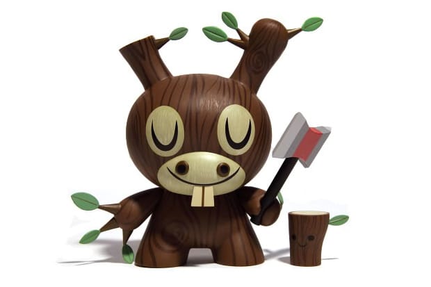 Amanda Visell x Kidrobot Wooden Donkey Dunny