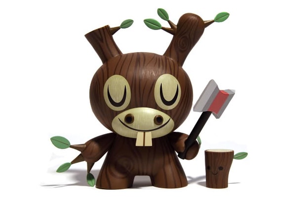 Amanda Visell x Kidrobot Wooden Donkey Dunny