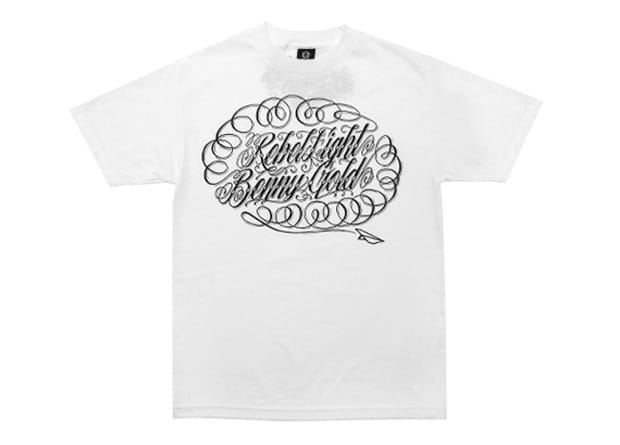 Benny Gold x REBEL8 Online Exclusive "Script" T-shirt