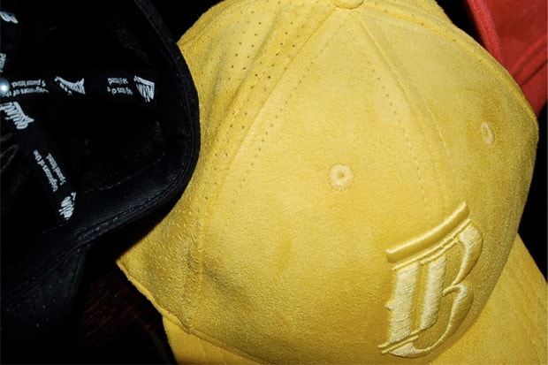 Bruxe x Quintin Unisuede Short Brim Fitted Caps