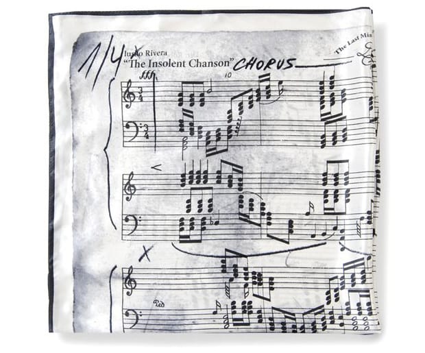 Diesel Black Gold "The Insolent Chanson" Silk Scarf