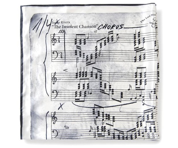 Diesel Black Gold "The Insolent Chanson" Silk Scarf