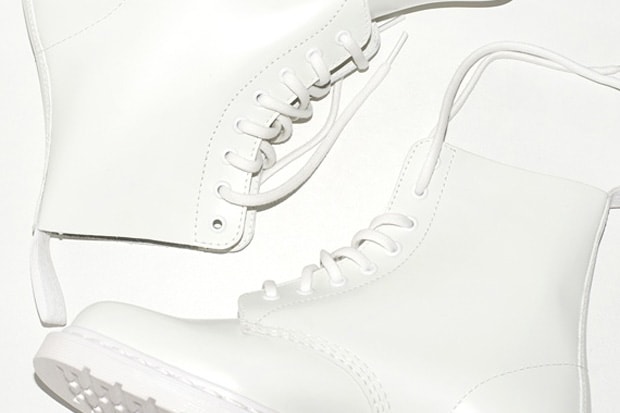 Dr. Martens White Combat Boot