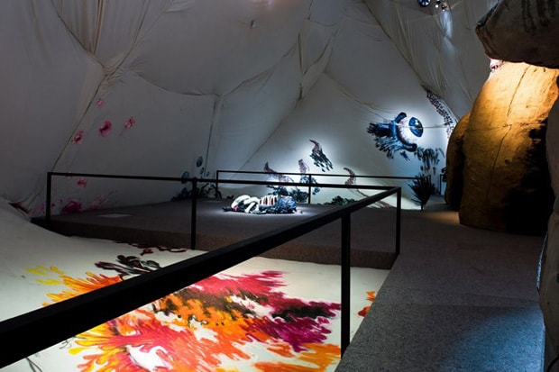 Final Installation of Prada Transformer Exhibition