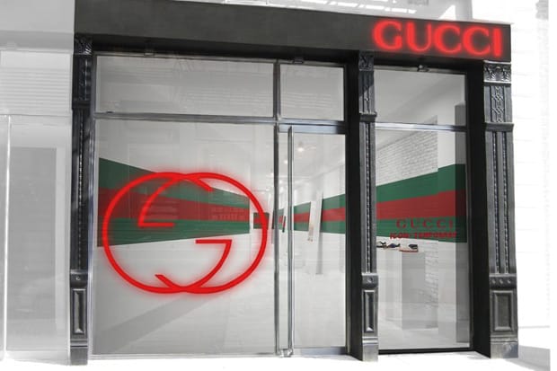 Gucci Icon: Temporary Pop-Up Sneaker Stores