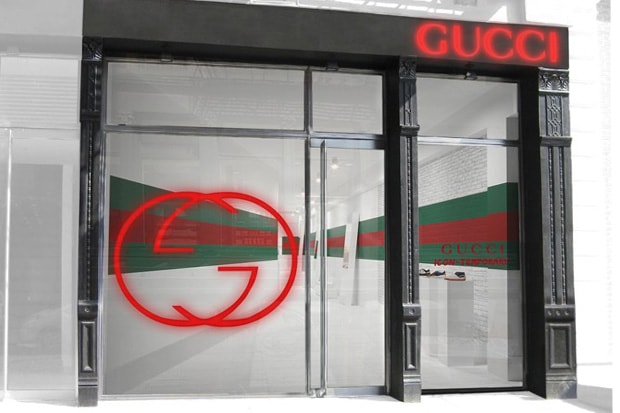 Gucci Icon: Temporary Pop-Up Sneaker Stores