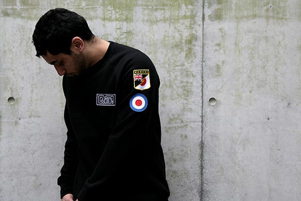 Kazuki Kuraishi x "Q123" LOGO and "MIX" Crewneck Sweatshirt