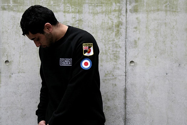 Kazuki Kuraishi x "Q123" LOGO and "MIX" Crewneck Sweatshirt