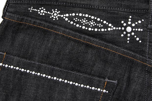 Levi's Fenom Metallic DISCO Silver / Gold Denim