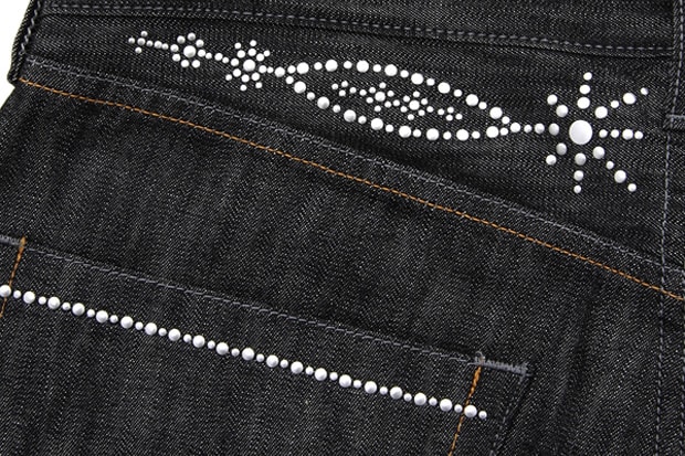 Levi's Fenom Metallic DISCO Silver / Gold Denim