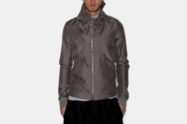 Rick Owens Silk Collar Bomber Jacket