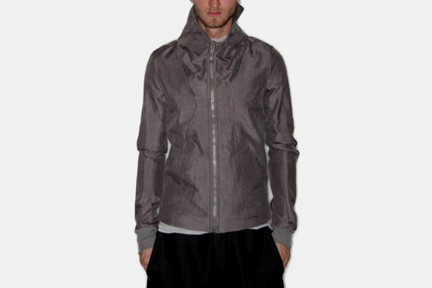 Rick Owens Silk Collar Bomber Jacket