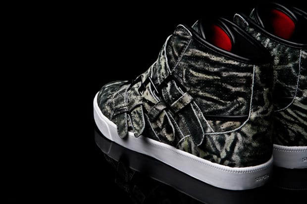 Steve Aoki x Supra Wildlife Strapped Sneakers